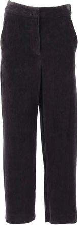 Max Mara jersey pocket trousers - women - Cotton/Polyester - M - Black