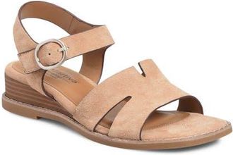 COMFORTIVA Maira Slingback Wedge Sandal in Desert at Nordstrom, Size 9.5