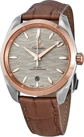 Omega Seamaster Aqua Terra Automatic Chronometer Grey Dial Ladies Watch 220.23.38.20.06.001