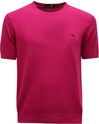 Harmont & Blaine T-Shirts, male, Pink, Size: 2XL Hrn239 Maglia Knitted