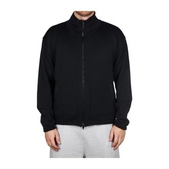 Roberto Collina Camionneur Ml Rotolino con Toppe - Knitwear - Hombre - Negro - M