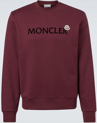 Moncler Felpa in jersey di cotone con logo