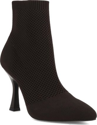 Mia Pamilla Knit Bootie in Chocolate at Nordstrom, Size 6.5