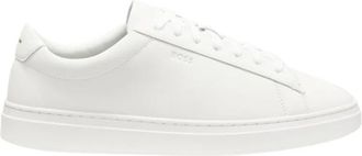 HUGO BOSS Hugo, Sneakers, male, White, Size: 12 US Smooth Leather Sneakers