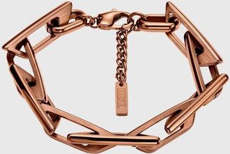 Diesel Stainless steel chain bracelet - Bracelets - Unisex - Brown