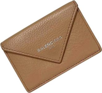 Balenciaga Pre-owned Wallets, unisex, Beige, Size: ONE SIZE Pre-owned Vintage Wallet (tri-fold)