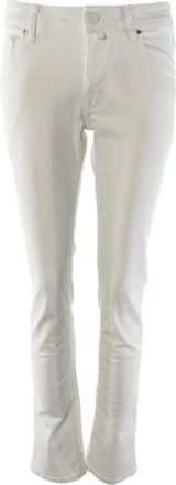 Jacob Cohen Jeans, Heren, Wit, W33, Katoen, Nick Slim Jeans