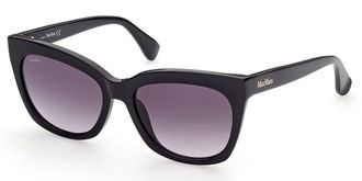Max Mara MM0009 01B Womens Sunglasses Black Size 55
