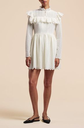 Rebecca Taylor Chevron Lace Dress