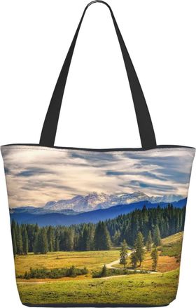 AOOEDM Beautiful Mountains And s Ladies Shopping Bag 13x11x7in.The Perfect ValentineS Day Gift.It Is The Best ValentineS Day Gift For Mom, Daughter, Wife,Etc