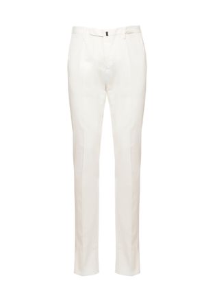 Incotex Ivory Royal Batavia Cotton Chino Pants