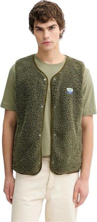 American Vintage Hoktown Vest - Jackets - Hombre - Verde - XL