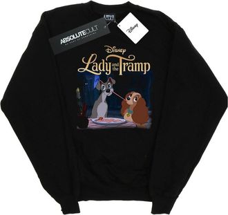 Disney Dames/Dames Lady And The Tramp Hommage Sweatshirt (Zwart)