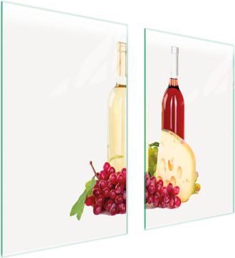 OEM Placa Protectora De Vidrio Para Estufa 75x52 Vino