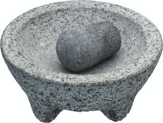 KitchenCraft Mortero Granito Gris 20,2 x 20,2 x 10,1