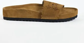 Free People Womens Shore Sandals In Lt Brown