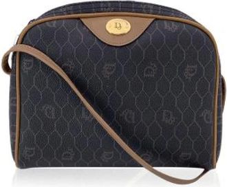 Dior Pre-owned Cross Body Bags, female, Gray, Size: ONE SIZE Pre-owned Leather dior-bags