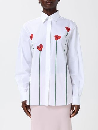Moschino Camicia Moschino Couture in cotone con stampa