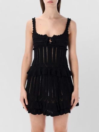 Isabel Marant cotton openwork knit tank top