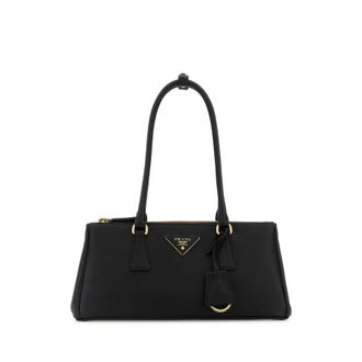 Prada Black Leather Shoulder Bag