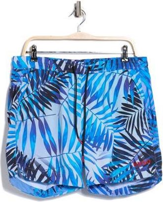 BOSS Calala Swim Trunks in Medium Blue at Nordstrom Rack, Size Xx-Large