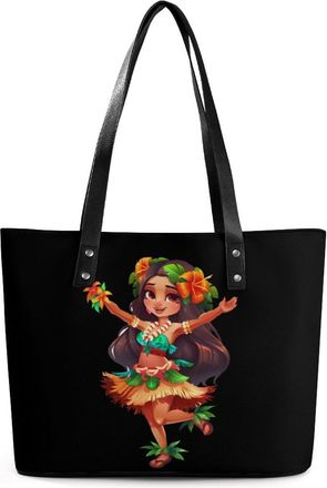 Generic Hula Dancer Women Tote Bags for Women Cute Shoulder Purses Handbags