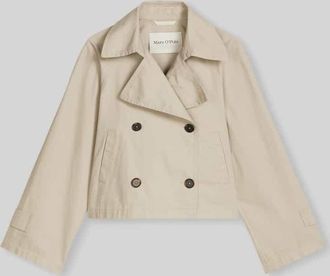 Marc O'Polo Relaxed Fit Trenchjacke aus Baumwolle in Beige, Gr&ouml;&szlig;e 34