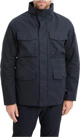 People of Shibuya Anzai Pm 948 Field Jacket - Heren - Zomerjassen - Blauw - L - Polyester - Jassen