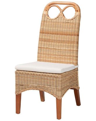 Baxton Studio Dyna Natural Rattan Dining Chair