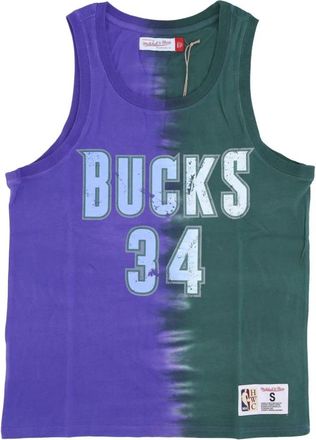 Mitchell & Ness NBA Vertical Tie Dye Tank - Heren - Fitness - Veelkleurig - XL - Katoen - Fitness
