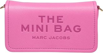 Marc Jacobs The Leather Mini Bag - Dames - Schoudertassen - Roze - ONE Size - Leer - Tassen