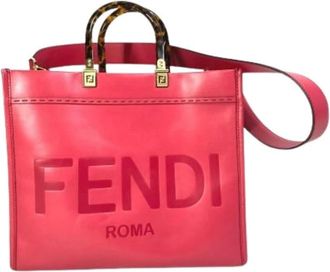 Fendi Pre-owned Tote Bags, female, Pink, Size: ONE SIZE Pre-owned Vintage Tote Bag