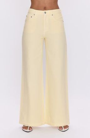 Pistola Denim Jadyn Wide Leg Jeans in Lemonade at Nordstrom Rack, Size 32
