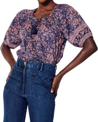 Cleobella Johana Blouse In Cecil Print