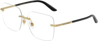 Dolce & Gabbana Vierkante Brillen - Dames - Brillen - Geel - 57 MM - Accessoires