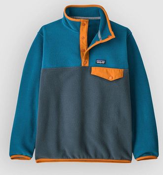 Patagonia Lw Synch Snap Kids Sweater blauw