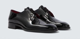 Christian Louboutin Chambeliss patent leather Derby shoes