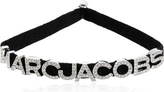 Marc Jacobs Armband met logo - Dames - Armbanden - Zwart - ONE Size - Su&egrave;de - Accessoires