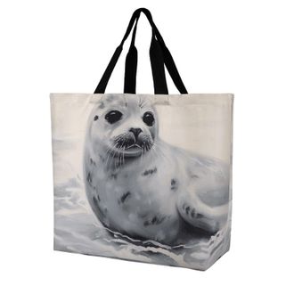Generic Harp Sea Dog Painting Tote Bag Waterproof Carry Bag Portable Shoulder Bags For Work College Yoga
