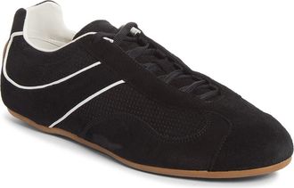 Tom Ford Lewis Suede Sneaker in Nrc Black/amber at Nordstrom, Size 44