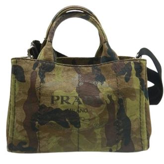 Prada Pre-owned Mini Bags, female, Multicolor, Size: ONE SIZE Pre-owned Vintage Tote