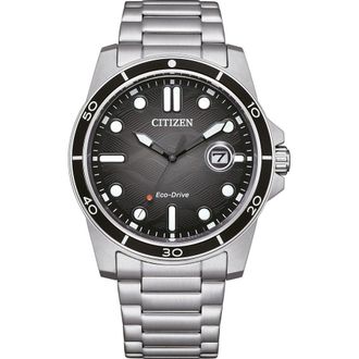 Citizen Sporty Marine Mens Silver Watch AW1816-89E Stainless Steel (archived) - One Size