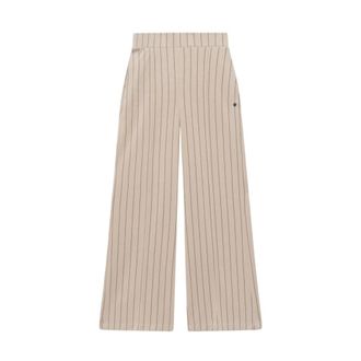 Bugatti Pantalones de rayas estilo deportivo - Trousers - Mujer - Beige - XL