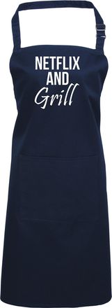 Edward Sinclair Netflix and Grill Navy Apron