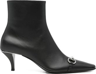 Gucci Vittoria Horsebit Pointed-toe Boots