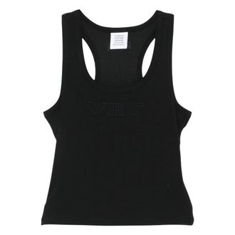 VETEMENTS Sleeveless Tops - Tops - Mujer - Negro - S
