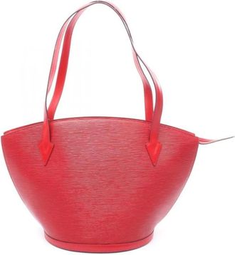 Louis Vuitton Pre-owned Shoulder Bags, female, Red, Size: ONE SIZE Pre-owned Leather Handle Bag