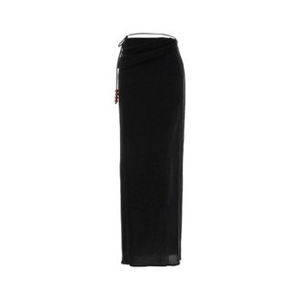 Magda Butrym Maxi Skirts, female, Black, Size: XS Skirts