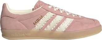 adidas Originals Gazelle Indoor Womens Sneaker, Wonder Mauve Cream White, 6