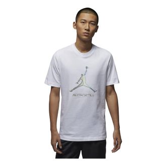 Nike Jordan Air Jordan Sport Dri-FIT T-shirt Asia Sizing White Black HQ7985-100